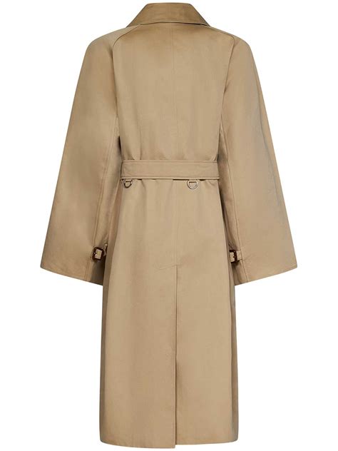 modelli trench donna svasati con abbottonatura nascosta color miele burberry|Il trench Burberry .